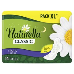 Higieniniai paketai Naturella Night 14 vnt. kaina ir informacija | Tamponai, higieniniai paketai, įklotai | pigu.lt