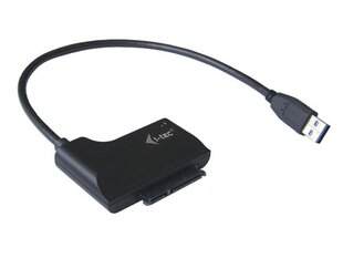 Adapteris I-TEC SATA į USB 3.0, su maitinimo šaltiniu kaina ir informacija | Adapteriai, USB šakotuvai | pigu.lt