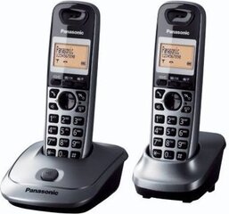 Panasonic KX-TG2512, Sidabrinė kaina ir informacija | Stacionarūs telefonai | pigu.lt