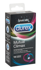Durex prezervatyvai Mutual Climax 10 vnt. kaina ir informacija | Prezervatyvai | pigu.lt