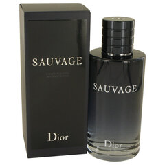 Туалетная вода для мужчин Dior Sauvage EDT, 200 мл цена и информация | Мужские духи | pigu.lt