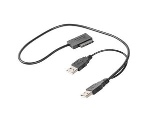 Gembird External USB to SATA adapter for slim SATA SSD/DVD kaina ir informacija | Adapteriai, USB šakotuvai | pigu.lt
