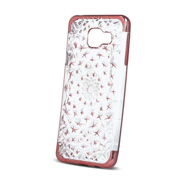 Apsauginė nugarėlė GreenGo TPU 3D Stars, skirta Samsung G935 Galaxy S7 Edge telefonui, rožinė kaina