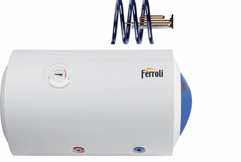 Kombinuotas vandens šildytuvas Ferroli CALYPSO MT 80, horizontalus kaina ir informacija | Vandens šildytuvai | pigu.lt