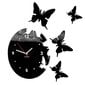 Sieninis laikrodis Skrajojantys drugeliai. Apvalus su skaičiais