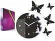 Sieninis laikrodis Skrajojantys drugeliai. Apvalus su skaičiais kaina
