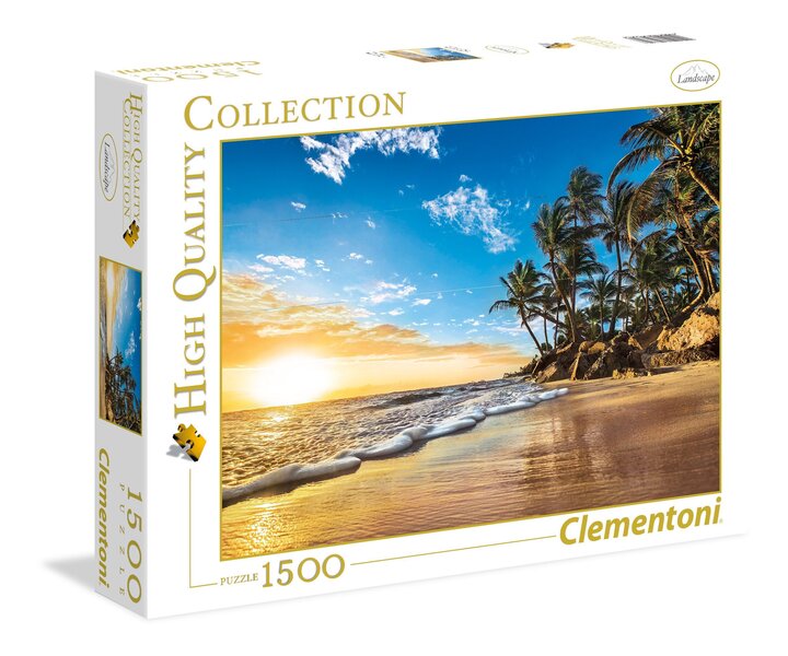 Dėlionė Clementoni High Quality Collection Atogrąžų saulėtekis/Tropical sunrise, 1500 d. kaina ir informacija | Dėlionės (puzzle) | pigu.lt