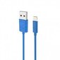 Usams laidas U-GEE Silicone Lightning-USB 1m, Mėlynas