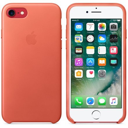 Odinis dėklas Apple iPhone 7, Oranžinis internetu