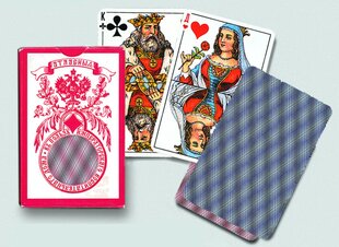 Žaidimo kortos Piatnik Rusijos standartas, languotos kaina ir informacija | Azartiniai žaidimai, pokeris | pigu.lt