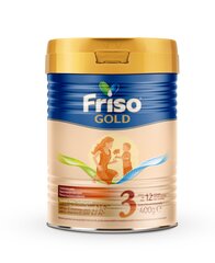 Tolesnio maitinimo pieno gėrimas Friso Gold 3, 12-36 mėn, 400 g kaina ir informacija | Tolesnio maitinimo mišiniai | pigu.lt