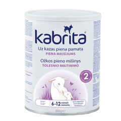 Specialios paskirties ožkos pieno mišinys Kabrita Gold 2, nuo 6 mėn., 800 g kaina ir informacija | Tolesnio maitinimo mišiniai | pigu.lt