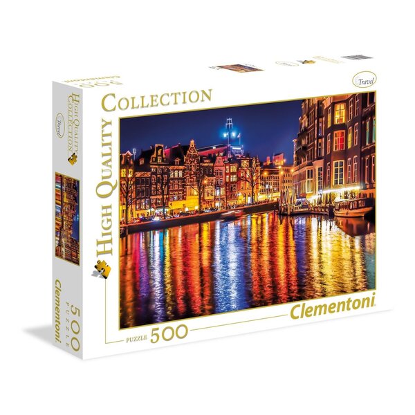 Dėlionė Clementoni Amsterdam, 500 d. kaina ir informacija | Dėlionės (puzzle) | pigu.lt