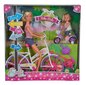 Lėlė Steffi su dviračiu Ride Bike Simba Steffi Love internetu
