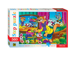 Пазл Step Puzzle 560  “Кот Леопольд”​ цена и информация | Пазлы | pigu.lt