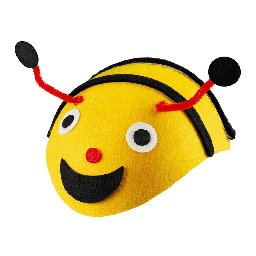 Шапка пчелка