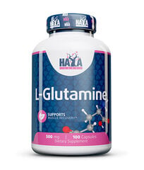 Haya Labs L-Glutamine 100 kaps. kaina ir informacija | Glutaminas | pigu.lt