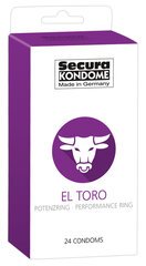 Secura prezervatyvai El Toro 24 vnt. kaina ir informacija | Prezervatyvai | pigu.lt