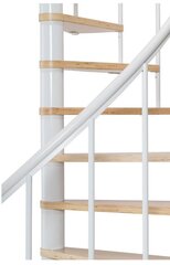 Spiraliniai laiptai CALGARY 140 cm (Balti) kaina ir informacija | Laiptai | pigu.lt