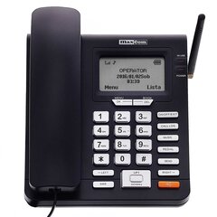 Stacionarus telefonas Maxcom MM28D, Juoda kaina ir informacija | Stacionarūs telefonai | pigu.lt