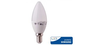 5.5W LED lemputė V-TAC, žvakės formos, E14, 6400K (šaltai balta) su LED SAMSUNG diodu kaina ir informacija | Elektros lemputės | pigu.lt