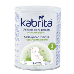 Specialios paskirties ožkos pieno mišinys Kabrita Gold 3, 12-36 mėn., 800 g kaina ir informacija | Pradinio maitinimo ir specialios paskirties mišiniai | pigu.lt