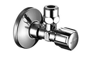 Kampinis ventilis Schell 1/2'' x 3/8'', d Ø10 mm kaina ir informacija | Santechnikos jungtys, ventiliai | pigu.lt
