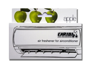 Kondicionieriaus oro gaiviklis Caribi Apple, obuolių kvapo kaina ir informacija | Oro reguliavimo įrangos priedai | pigu.lt