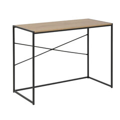 Rašomasis stalas Seaford, ąžuolo/juodos spalvos kaina ir informacija | Rašomasis stalas Seaford, ąžuolo/juodos spalvos | pigu.lt