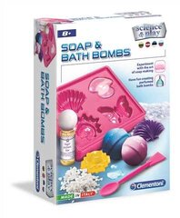 Kūrybinis rinkinys "Pasigamink muilo ir vonios bombų" Clementoni kaina ir informacija | Priemonės muilo, kosmetikos gamybai | pigu.lt