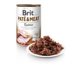 BRIT CARE konservai Pate&amp;meat su triušiena, 400 g kaina ir informacija | Konservai šunims | pigu.lt