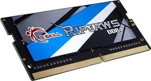 G.Skill Ripjaws DDR4 SODIMM 8GB, 3200MHz, CL18 (F4-3200C18S-8GRS) kaina ir informacija | Operatyvioji atmintis (RAM) | pigu.lt