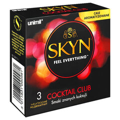 Prezervatyvai SKYN Cocktail Club, 3 vnt. kaina ir informacija | Prezervatyvai | pigu.lt