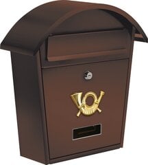 Pašto dežutė 380x320x105 mm ruda Vorel 78587 kaina ir informacija | Pašto dėžutės, namo numeriai | pigu.lt
