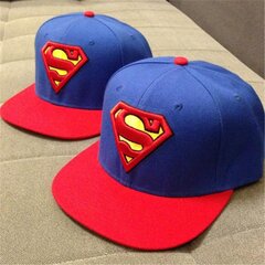 Siuvinėta kepuraitė &quot;Superman&quot; kaina ir informacija | Originalios kepurės | pigu.lt