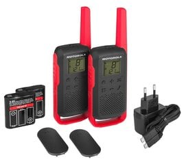 Motorola T62, Raudona kaina ir informacija | Radijo stotelės, racijos | pigu.lt
