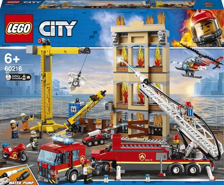 tire Stick out Classic 60216 LEGO® City Miesto gaisrininkų brigada kaina | pigu.lt