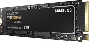 SSD M.2 2TB Samsung 970 EVO Plus цена и информация | Внутренние жёсткие диски (HDD, SSD, Hybrid) | pigu.lt