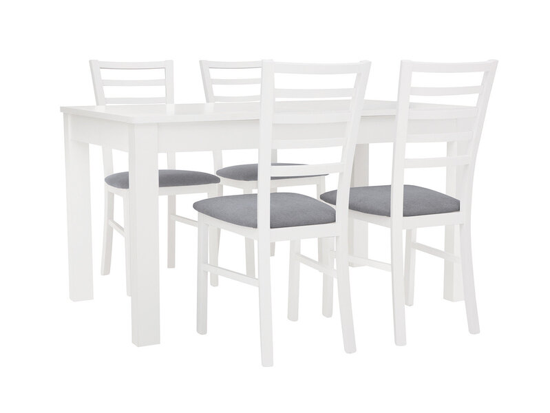 2-jų kėdžių komplektas Marynarz-2, pilkas/baltas