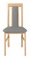 2-jų kėdžių komplektas BRW Belia, pilkas/rudas kaina