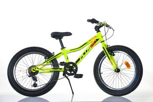 Vaikiškas dviratis Aurelia MTB Plus 20", geltonas kaina ir informacija | Dviračiai | pigu.lt