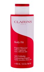 Kremas Clarins Body Fit Anti-Cellulite Contouring Expert, 400 ml kaina ir informacija | Anticeliulitinės, stangrinamosios priemonės | pigu.lt
