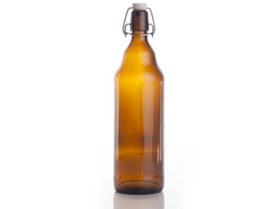 Stiklinis butelis su kamščiu, 1 l kaina ir informacija | Virtuvės įrankiai | pigu.lt