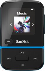 Sandisk CLIP SPORT GO 16GB, Mėlyna kaina ir informacija | MP3 grotuvai | pigu.lt
