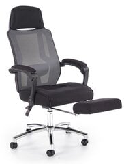 Biuro kėdė Halmar Freeman, juoda/pilka kaina ir informacija | Biuro kėdės | pigu.lt