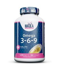 Haya Labs Omega 3-6-9 100 kaps., MP-511/21 kaina ir informacija | Vitaminai, maisto papildai, preparatai imunitetui | pigu.lt