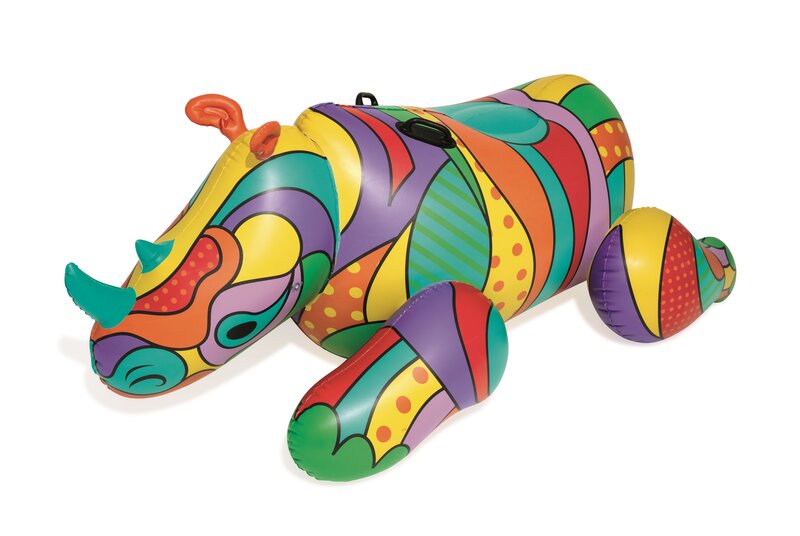Pripučiamas vandens žaislas Bestway POP Rhino, 201x102 cm