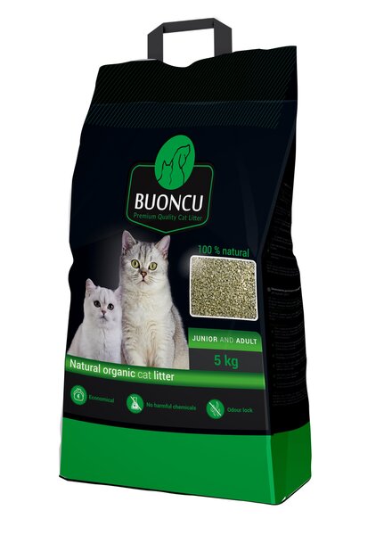 BUONCU natūralus biokraikas katėms 5 kg kaina ir informacija | Kraikas katėms | pigu.lt
