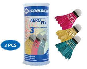 Badmintono skrajukai Schildkrot Aero Fly, 3 vnt. kaina ir informacija | Badmintonas | pigu.lt