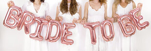 Folinis balionas Bride to be 340x35 cm, auskinis/rožinis kaina ir informacija | Balionai | pigu.lt